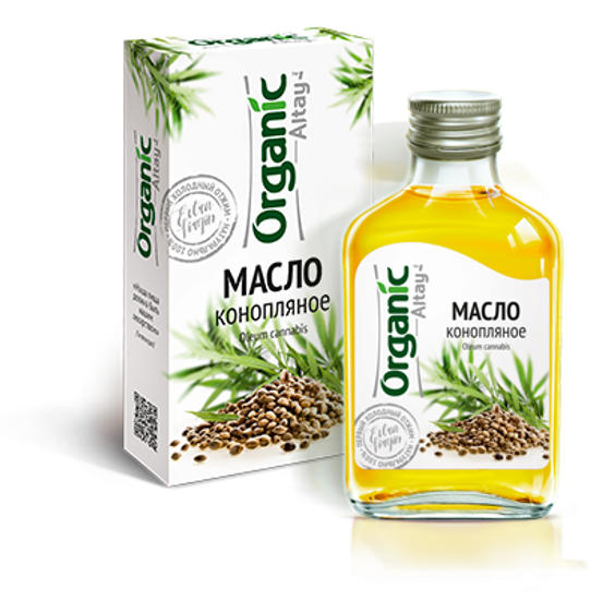 Масло конопляное, Altay Organic, 100 мл.
