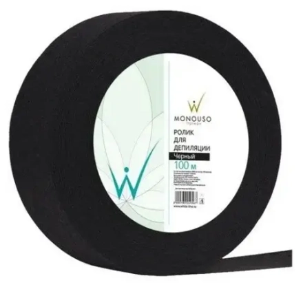 Полоски для депиляции в рулоне (черные), Monousso, Italwax, 7х20 см, 100 шт