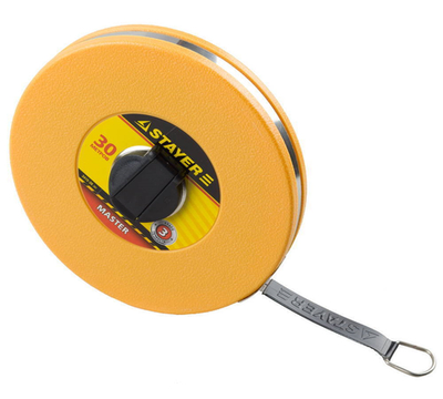 STAYER 30 м, фиберглассовая мерная лента (3415-30)