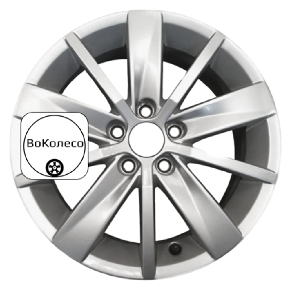 6x15/5x100 ET40 D57,1 Original Tosa VW Polo Silver СКАД