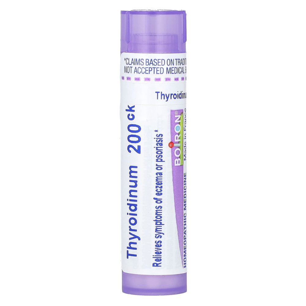 Boiron, Thyroidinum, 200CK, средство от экземы, 80 гранул