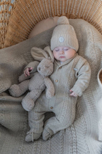 Комбинезон "Косы", Темно-бежевый