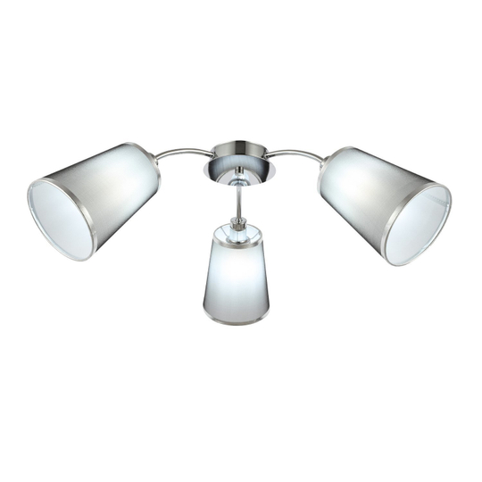 SLE103002-03 Светильник потолочный Хром/Черный E14 3*40W