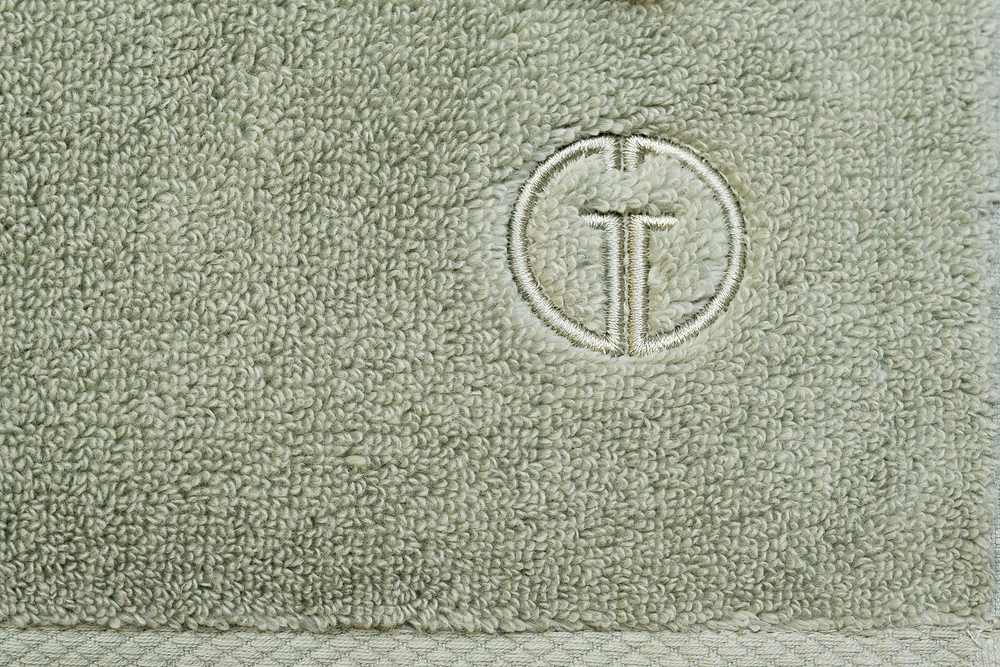 Полотенце 50х90 Garda Decor Соло зеленое