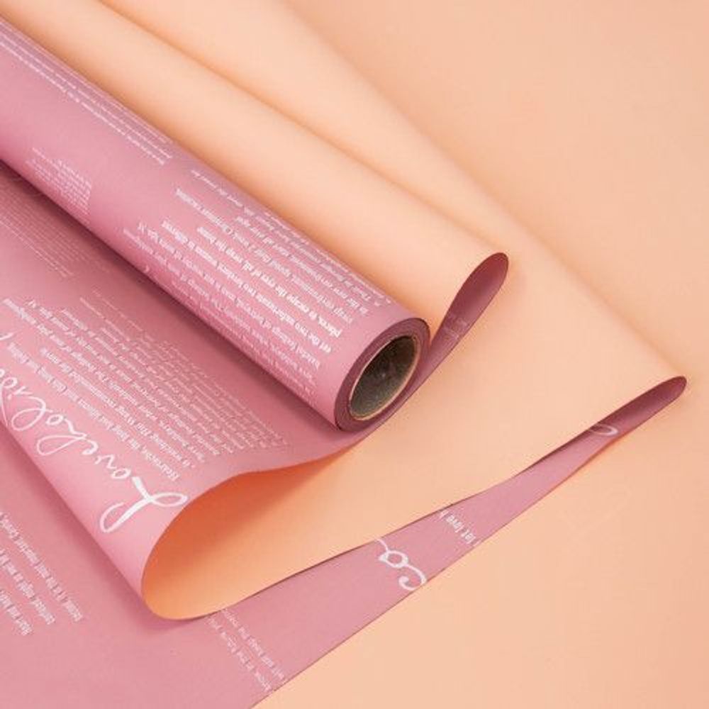 Пленка Письмо 58*10м 2-х сторонняя ПУДРА/КРЕМ