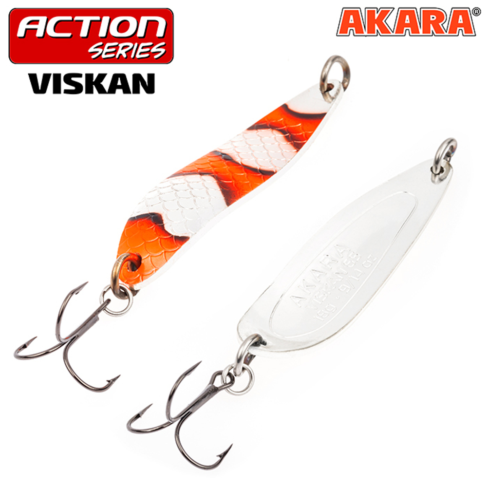 Блесна колебалка Akara Action Series Viskan 80 28 гр. 1 oz. AB97