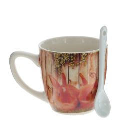 GAEM Кружка с ложкой, 150 мл, L10 W7 H7,5 см, 4в