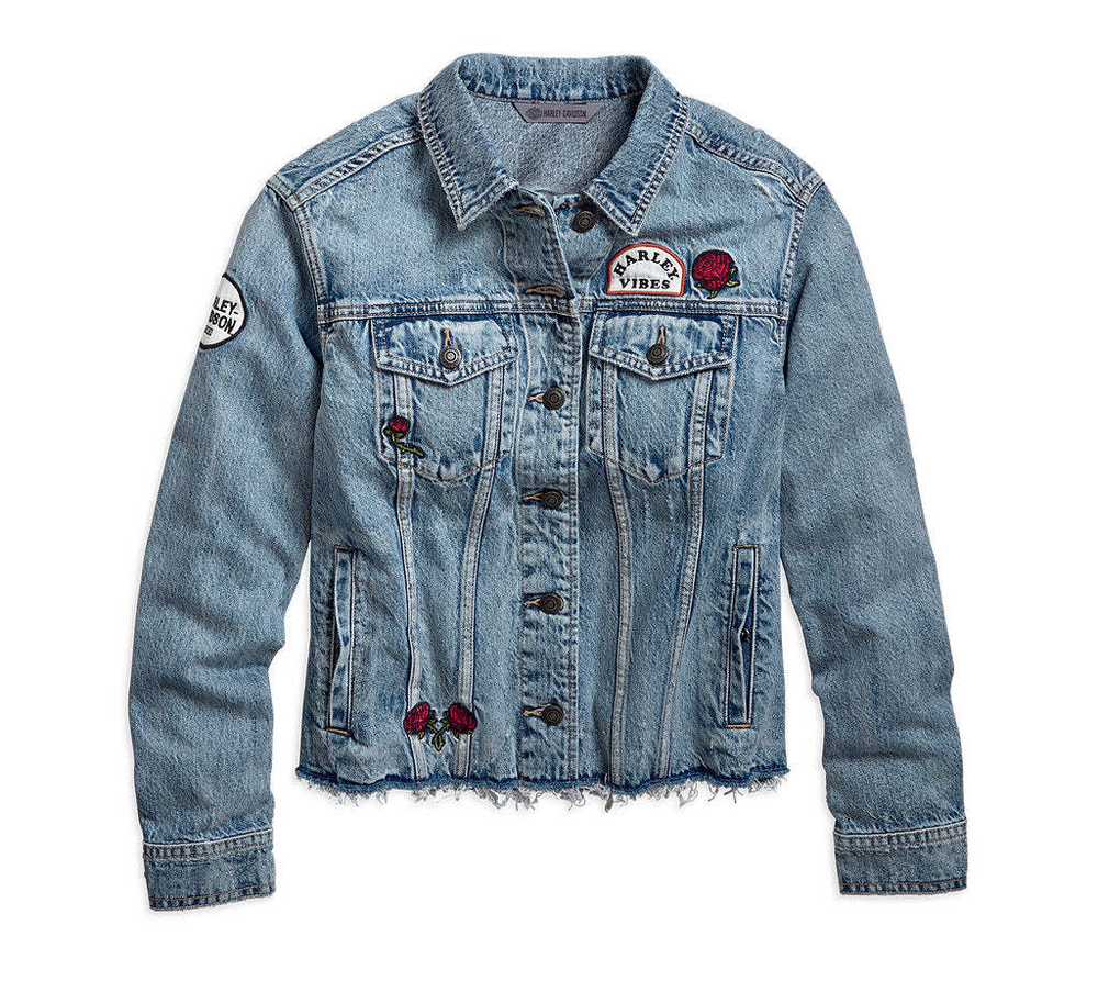 Женская джинсовая куртка Harley-Davidson