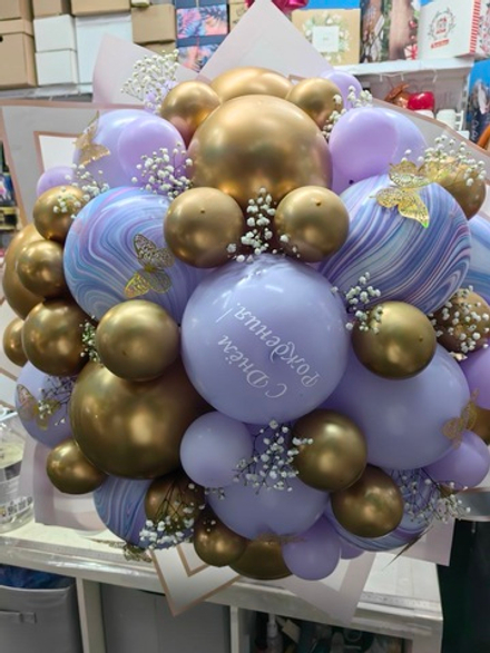 Вау букет в сиреневой гамме, размер XL