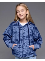 Худи для девочки синяя варенка