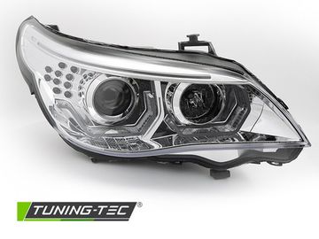 Фары передние ANGEL EYES LED 3D CHROME для BMW E60 E61 03-07