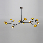 Ceiling design lamp  Last Night Branche by Damien Langlois-Meurinne (yellow)