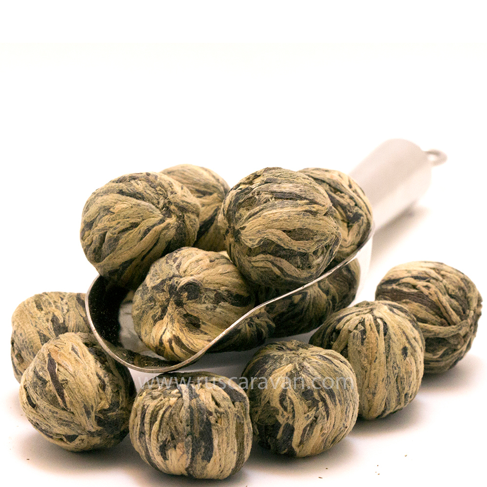 0232к Чай связанный зеленый "Ли Чжи" высокосортный