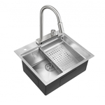 Мойка для кухни Milacio Denia 57 Steel MC.77400 сталь нержавеющая