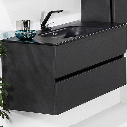 Тумба Armadi Art Valessi 140см 837-140-A matt, АНТРАЦИТ мат