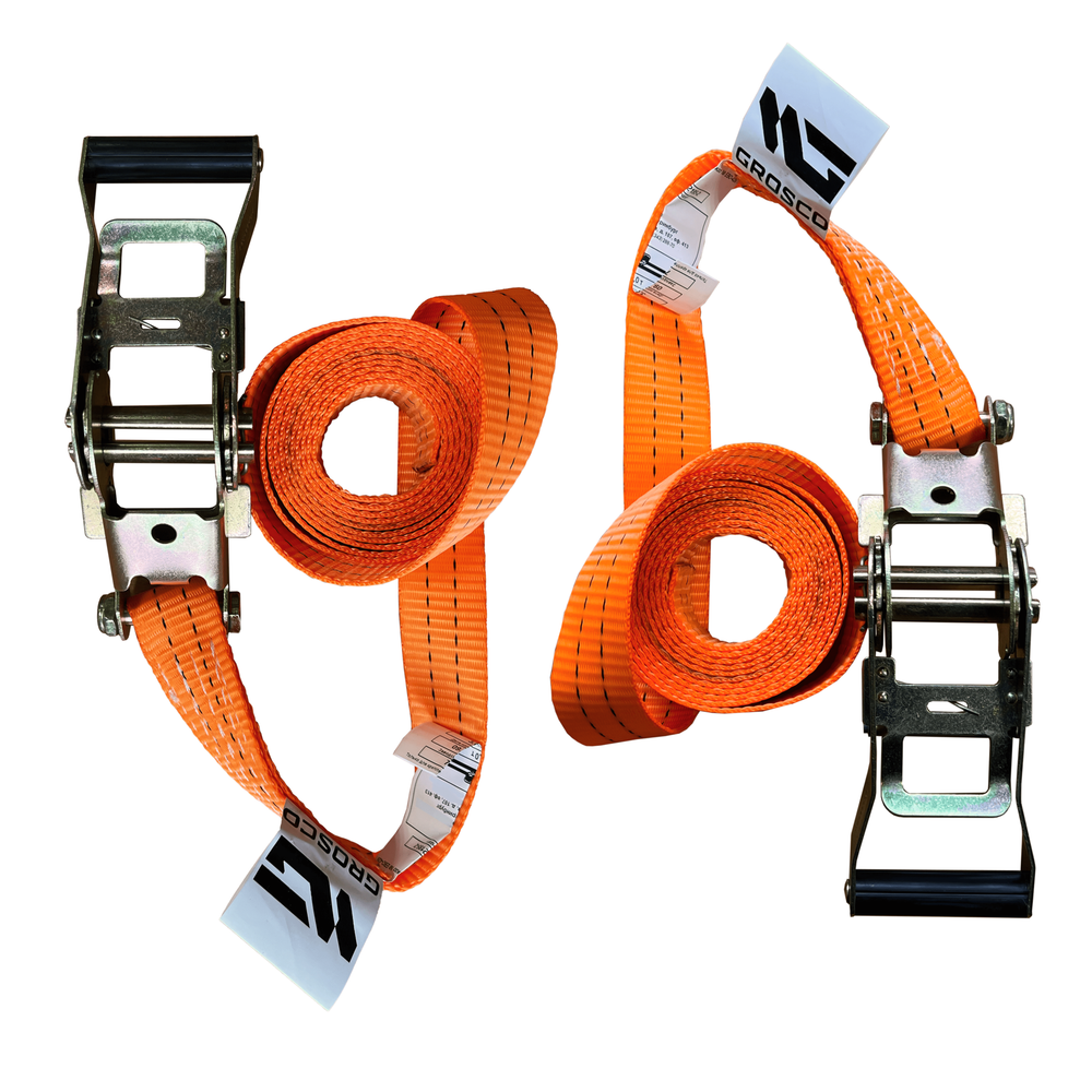 Стяжной кольцевой ремень с храповым механизмом