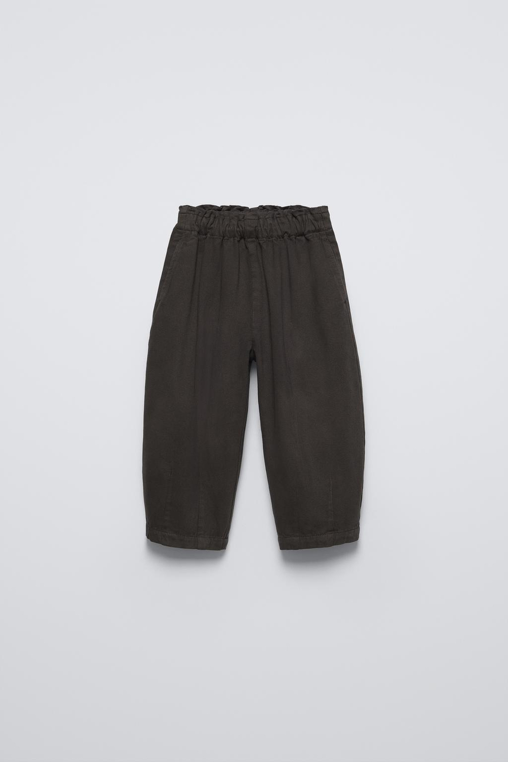 Брюки balloon fit с защипами