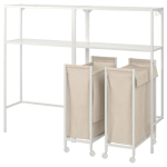 Комбинация для ванной - IKEA ENHET, 160х30х129 см, белый, ЭНХЕТ ИКЕА