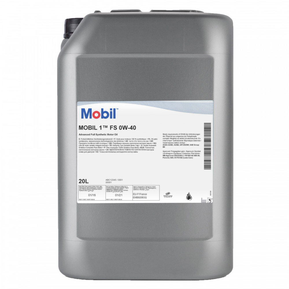 Mobil 1TM FS 0W-40 20 л