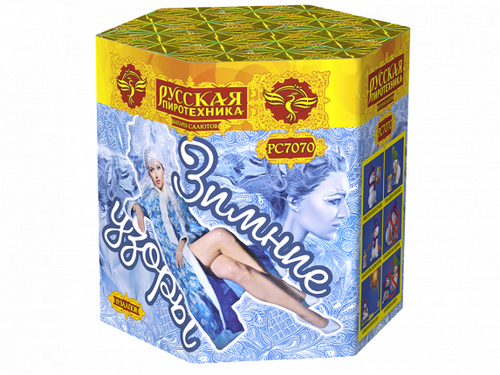 Батарея салютов "Зимние узоры" (1,1 х 19)