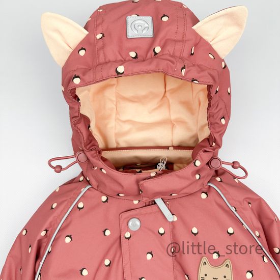 Комбинезон зимний "Маленькие желуди" пыльный кедр