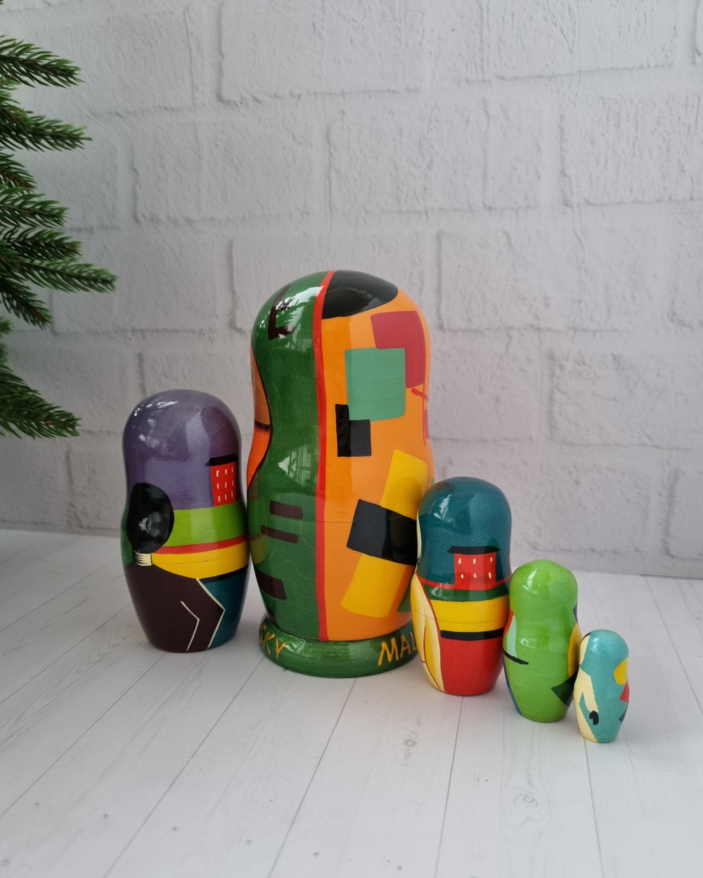 Матрёшка 5м 15см Малевич-Кандинский