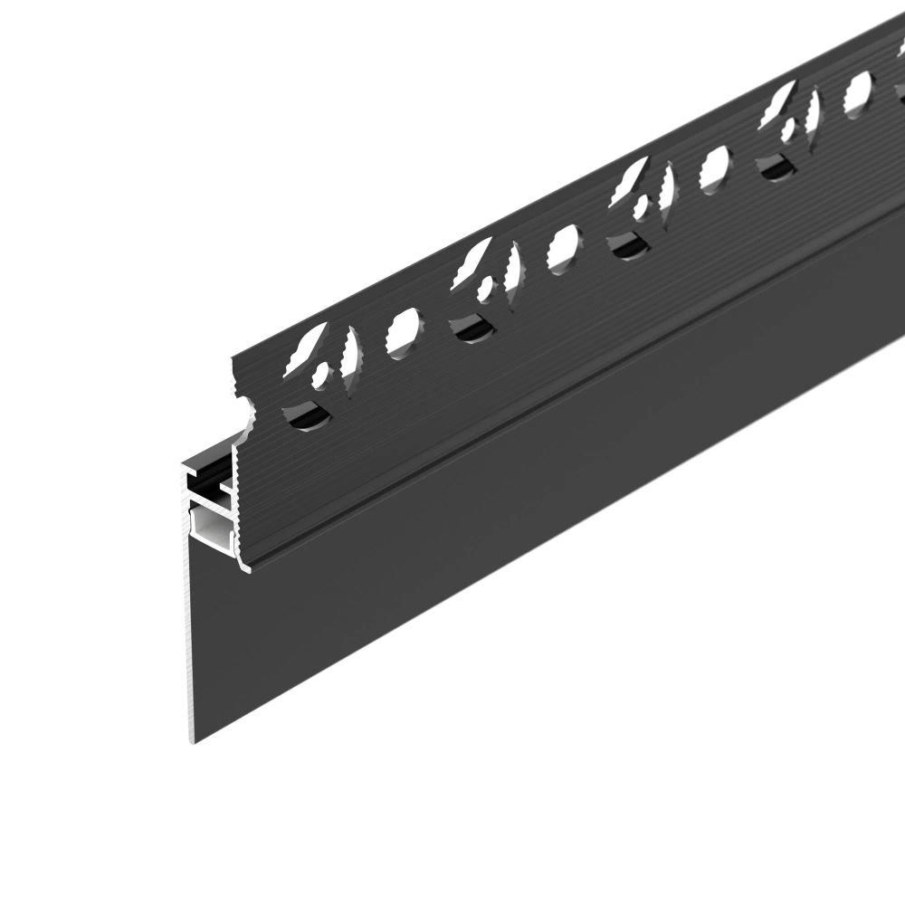 Профиль PLINTUS-FANTOM-H35-2000 BLACK (Arlight, Алюминий) 043665