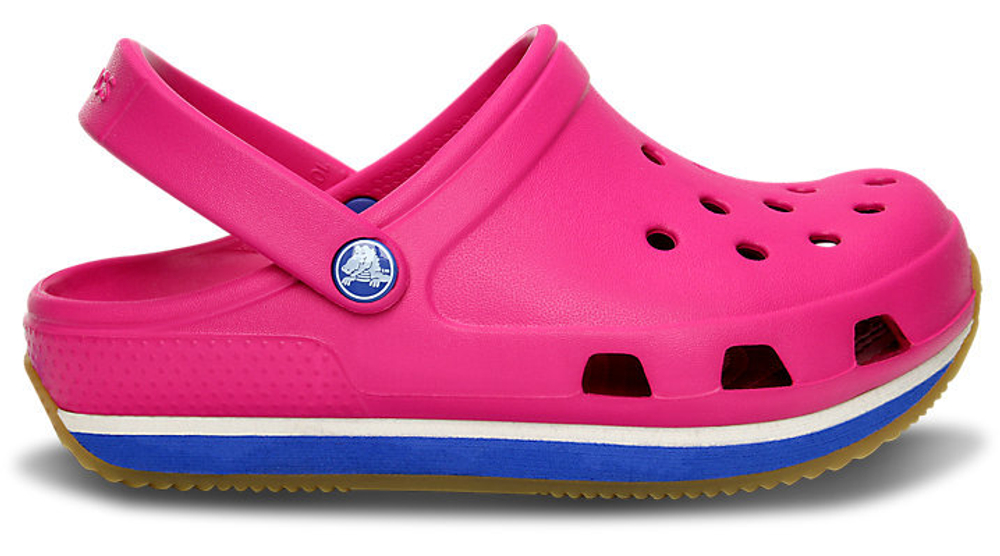 Сабо Kids Crocs Retro Clog Fuchsia / Sea Blue