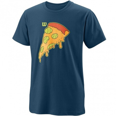 Футболка для мальчика теннисная Wilson Slice Tech Tee B - majolica blue