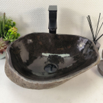Раковина из речного камня RS-65216 44*36*15 0861