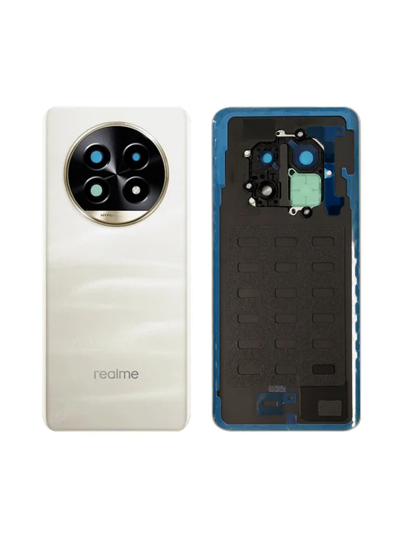Задняя крышка для Realme 13 Pro Золотая (Gold) со стеклом камеры