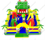 Надувной батут "Лагерь в джунглях"