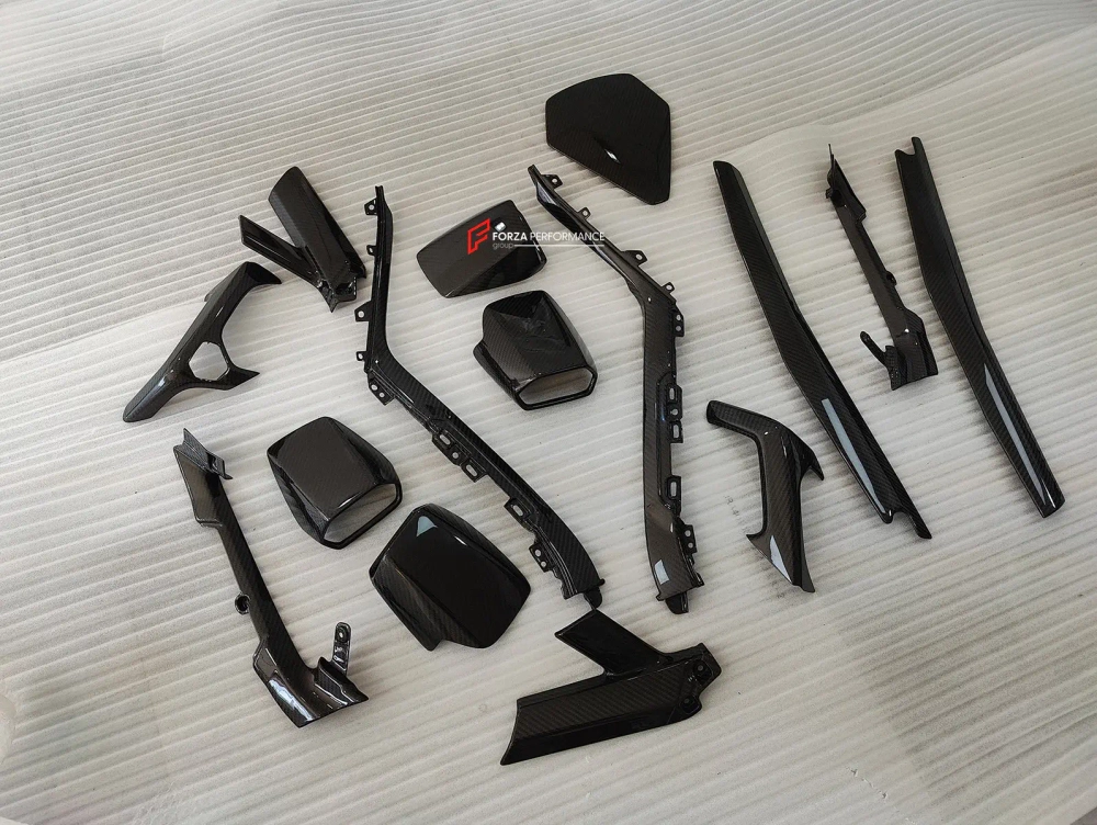 Карбоновый интерьерный комплект для Lamborghini Huracan LP580 LP610 LP640 Evo 2014+ Ламборгини Хуракан