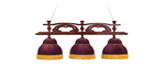 Лампа Венеция 3 плафона - ясень