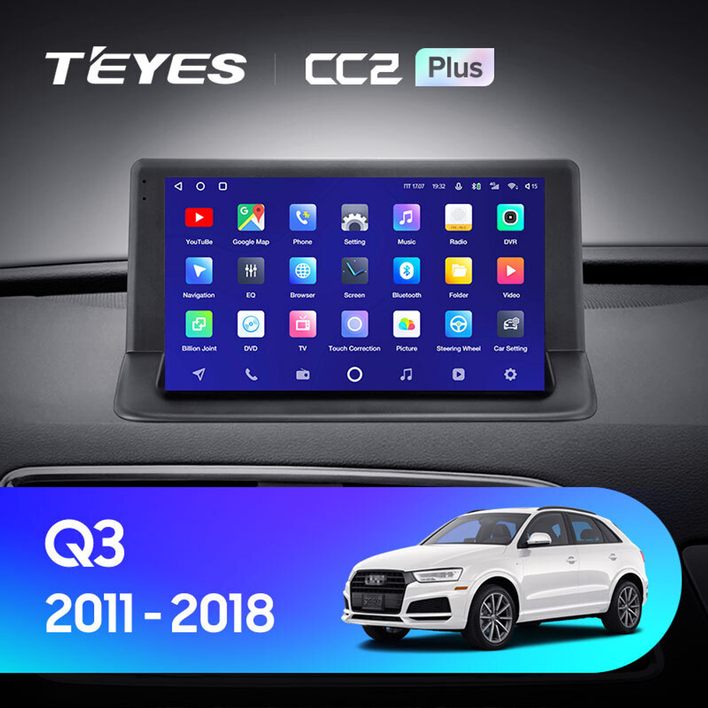 Teyes CC2 Plus 9" для Audi Q3 2011-2018