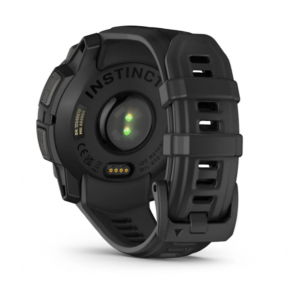 Garmin Instinct 3 AMOLED 45 мм Black — смарт-часы с ярким дисплеем и GPS