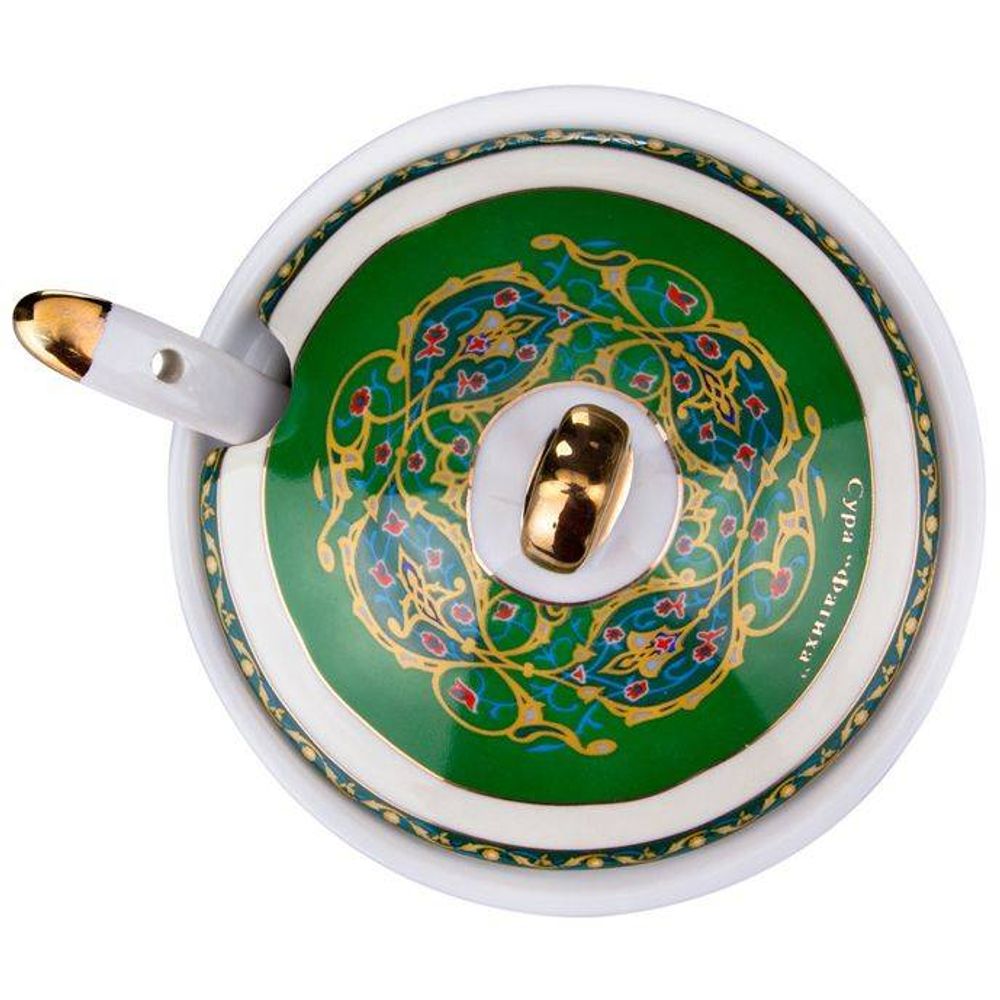 НАБОР СЕРВИРОВОЧНЫЙ НА МЕТАЛЛ. ПОДСТАВКЕ LEFARD "СУРА" 5 ПР. (КОР=18НАБ.)