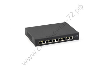 SKAT PoE-8E-2E коммутатор PoE Plus, мощность 120Вт, порты: 8-Ethernet, 2-Uplink