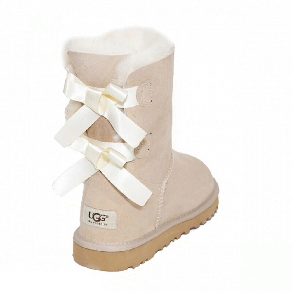 Угги Bailey Bow II Short Sand