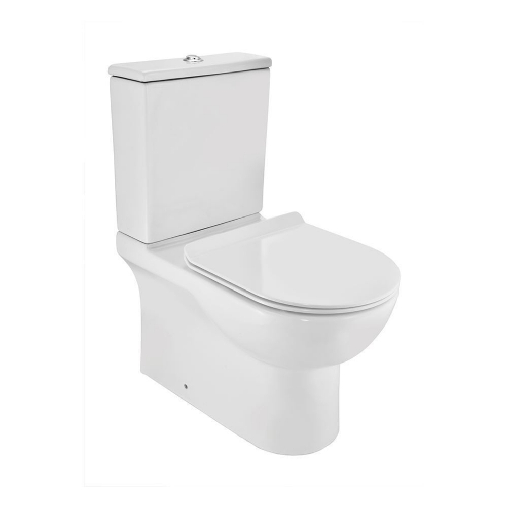 Jaquar, Унитаз напольн. с бачком Opal Prime, сиденье из дюропласта, белый OPS-WHT-15753NP180UFSMZ