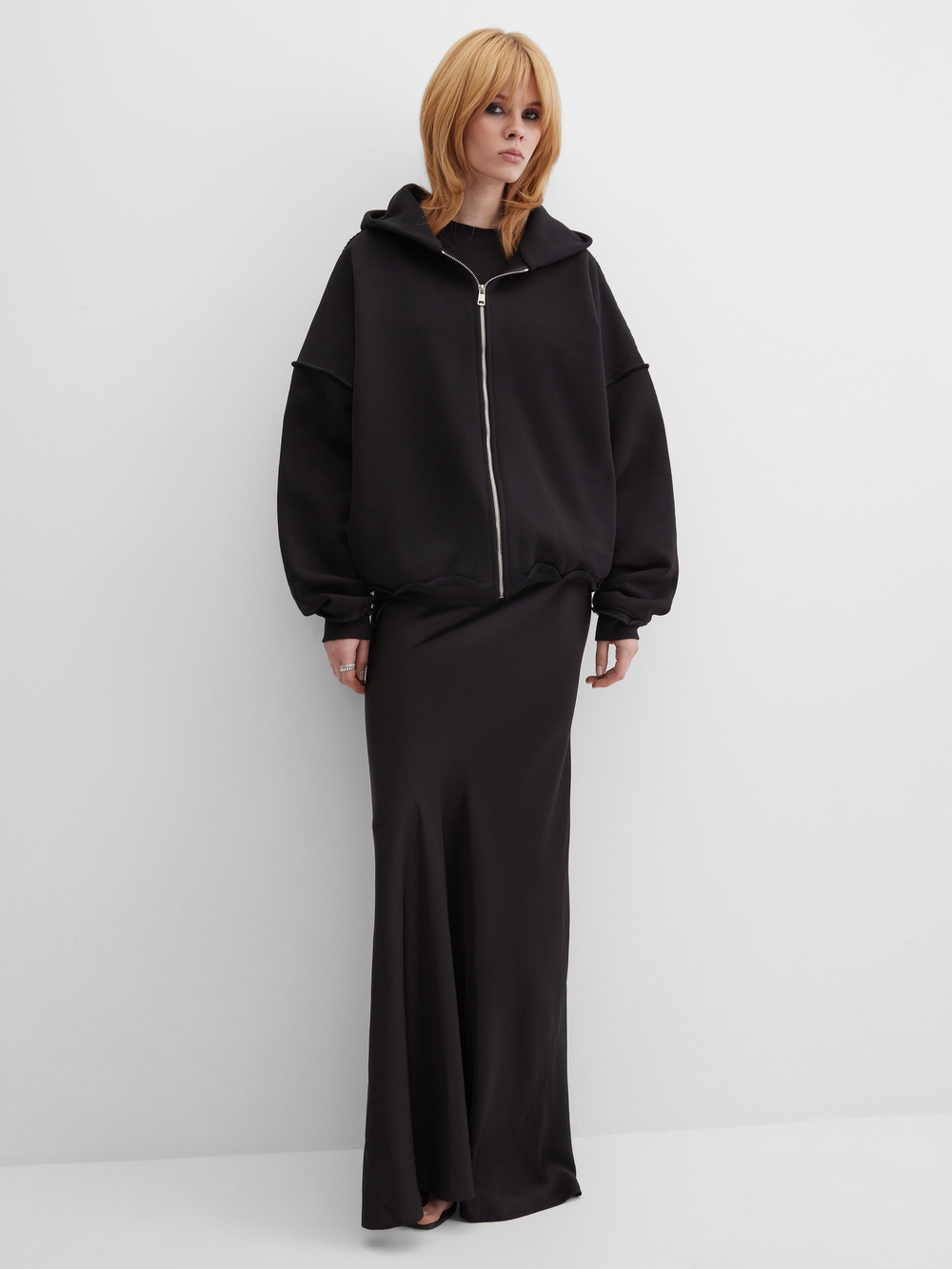 Зип-худи Pretty, чёрное