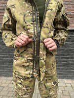 Тактический костюм горка с наколенниками и налокотниками мультикам