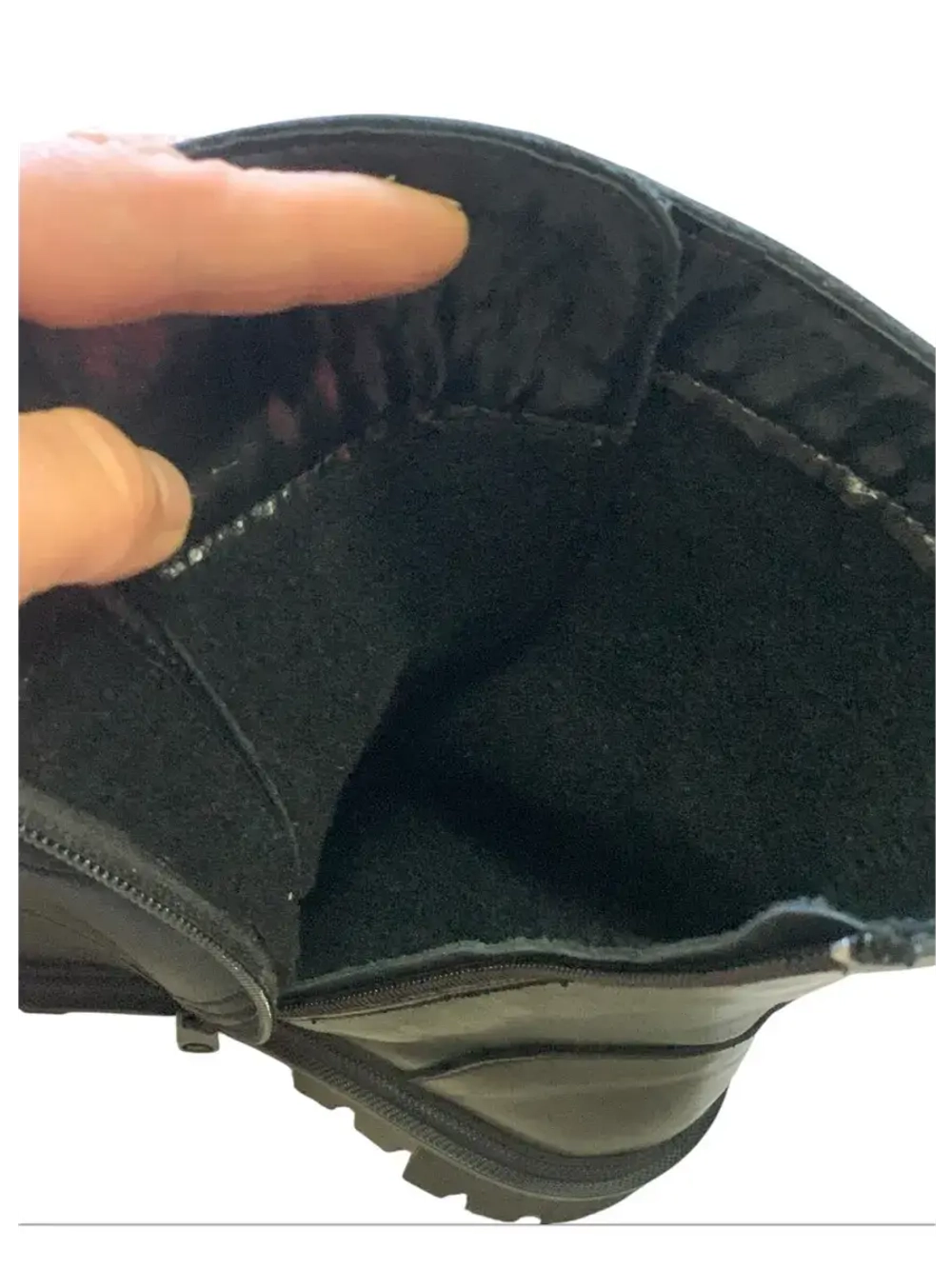 Ботинки с высоким берцем из натуральной кожи