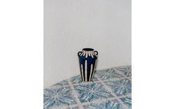 Zara Home Ваза из фаянса, цвет синий, 41 см