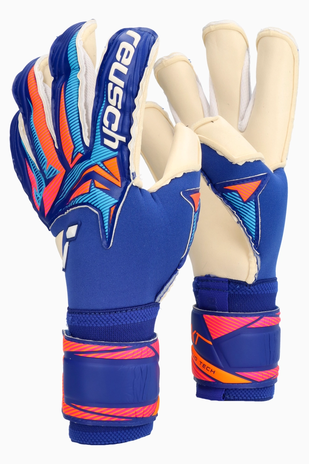 Вратарские перчатки Reusch Attrakt Duo Evolution - синий