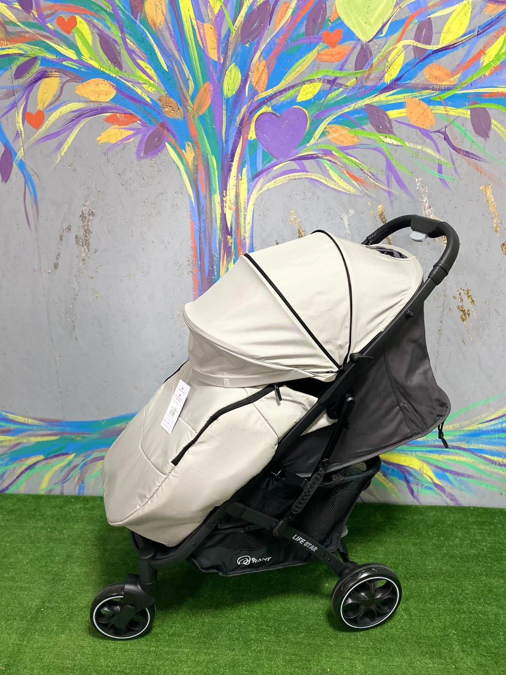 Коляска детская RANT "LIFE STAR" RA102 Soft Grey