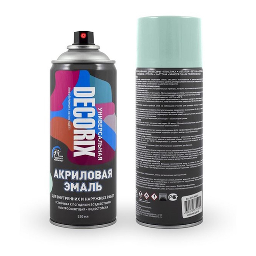 Эмаль аэроз. DECORIX акрил. светло-салатовая 520мл  0101-51 DX * АКЦИЯ
