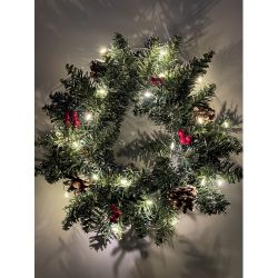 ENIN-2B ЭРА Гирлянда LED Нить 2 м теплый свет, АА, IP20 | Гирлянды