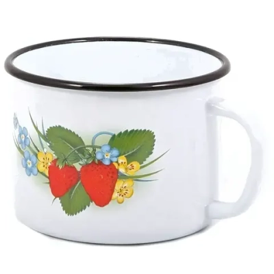 Кружка эмалированная 0,4л «Микс»