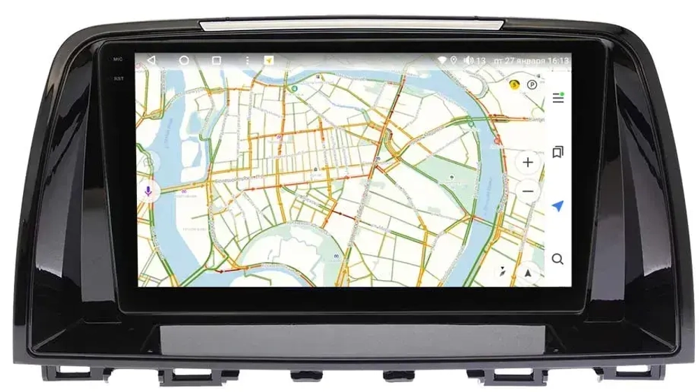 Магнитола для Mazda 6 2012-2014 - Vaycar VA41-0112 на Android 13, 8-ядер, 2Гб-32Гб, 4G SIM-слот